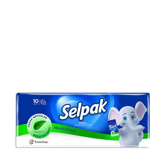 SELPAK MENDİL10'LU MENTOLLÜ