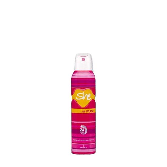 SHE DEODORANT 150ml FUN *24