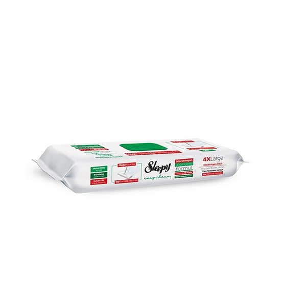 SLEEPY YER TEMİZLİK MOP HAVLUSU 50'Lİ BEYAZ SABUN *6