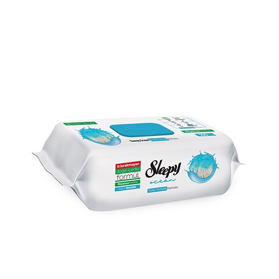 SLEEPY YÜZEY TEMİZLİK HAVLU 100'lü OKYANUS ESİNTİ *12