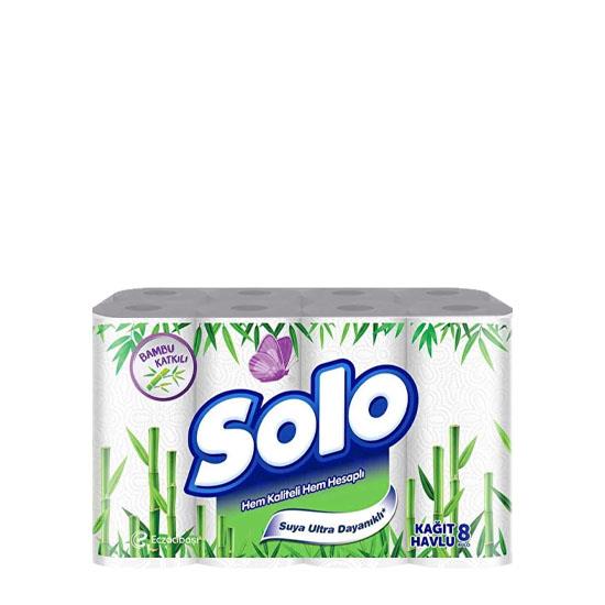 SOLO HAVLU 8'Lİ BAMBU KATKILI *3