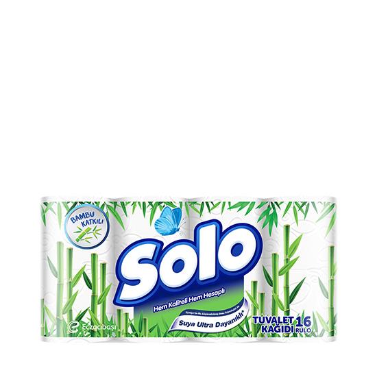 SOLO TUVALET KAĞIDI 16'LI BAMBU KATKILI *3