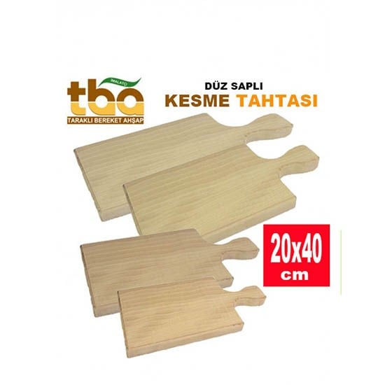 TARAKLI 092 AHŞAP 20x40 SAPLI KESME TAHTASI BÜYÜK