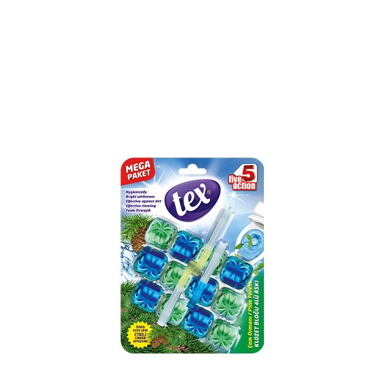 TEX KLOZET BLOK MEGA 3x50gr ÇAM ORMANI *12