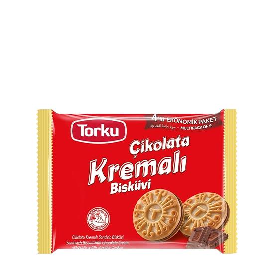 TORKU KREMALI BİSKÜVİ MP 4x61gr 244gr ÇİKOLATA *8