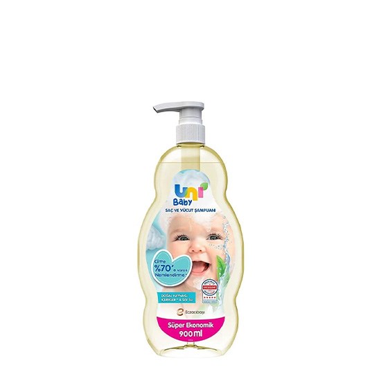 UNİ BABY ŞAMPUAN 900ml POMPALI *12