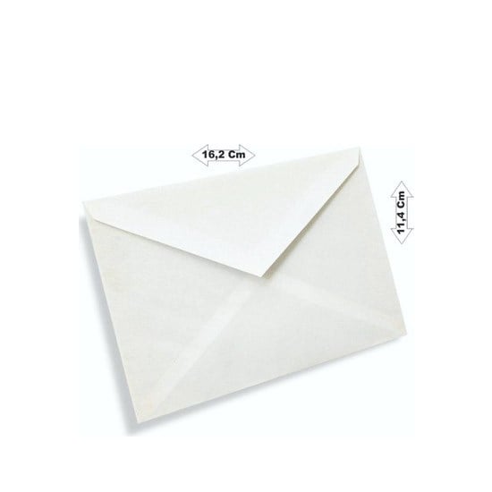 ZARF 100'LÜ 114x162 DÜZ BEYAZ *5(100)
