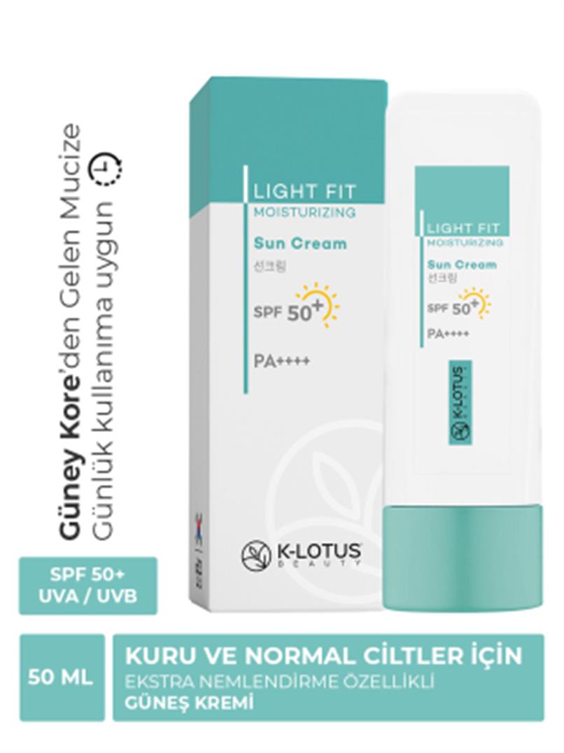 Light Fit Nemlendirici Kuru Ciltler İçin Yüz Güneş Kremi Spf 50 Pa++++ 50ml