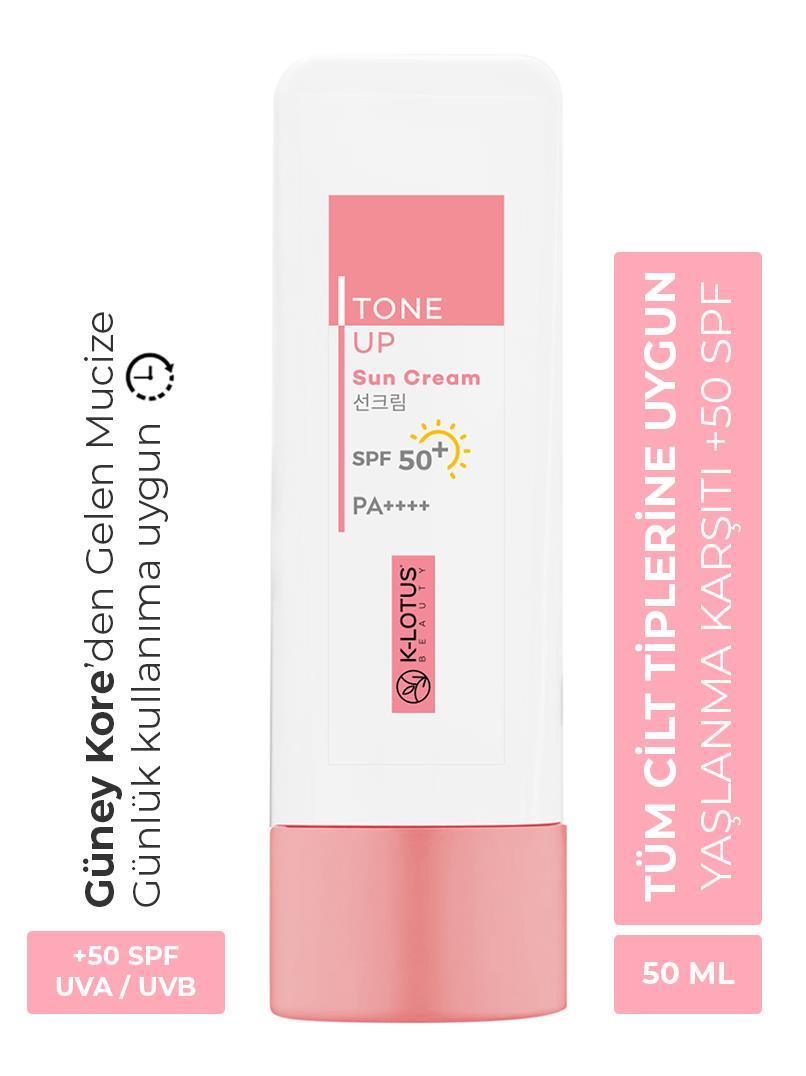 Tone Up Ton Dengeleyici Ve Aydınlatıcı Yüz Güneş Kremi Spf50 /PA++++ 50ml