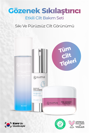 Gözenek Sıkılaştırıcı Etkili Cilt Bakım Seti