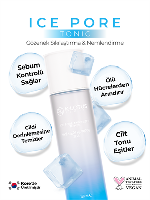 Gözenek Sıkılaştırıcı, Nemlendirme ve Yatıştırma Etkili Ice Gözenek Sıkılaştırıcı Tonik 150ml