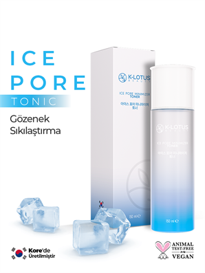 Gözenek Sıkılaştırıcı, Nemlendirme ve Yatıştırma Etkili Ice Gözenek Sıkılaştırıcı Tonik 150ml