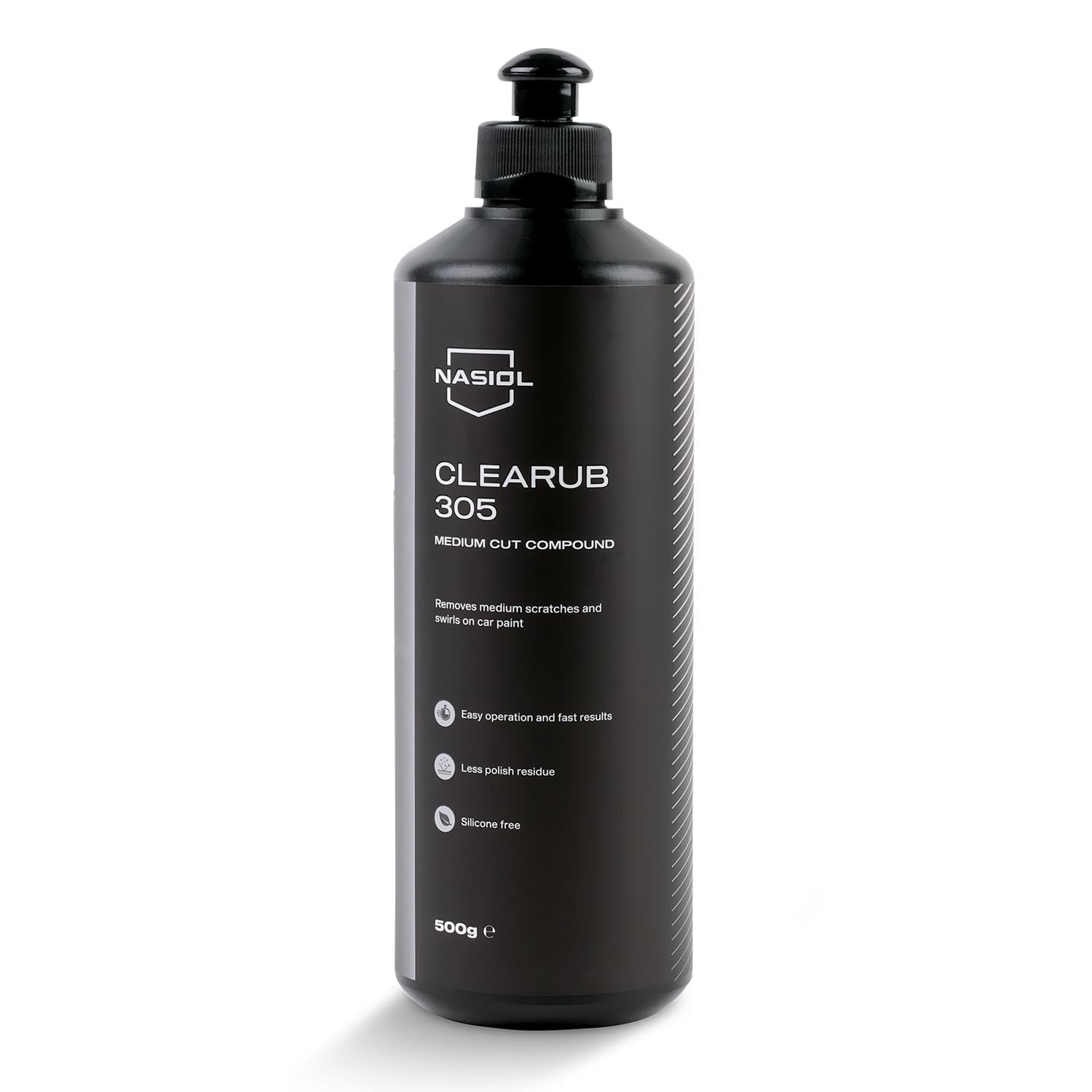 Nasiol Clearub 305 Medium Cut Scratch Remover Polishing Compound-Polishing Buffing-1.10Lbs