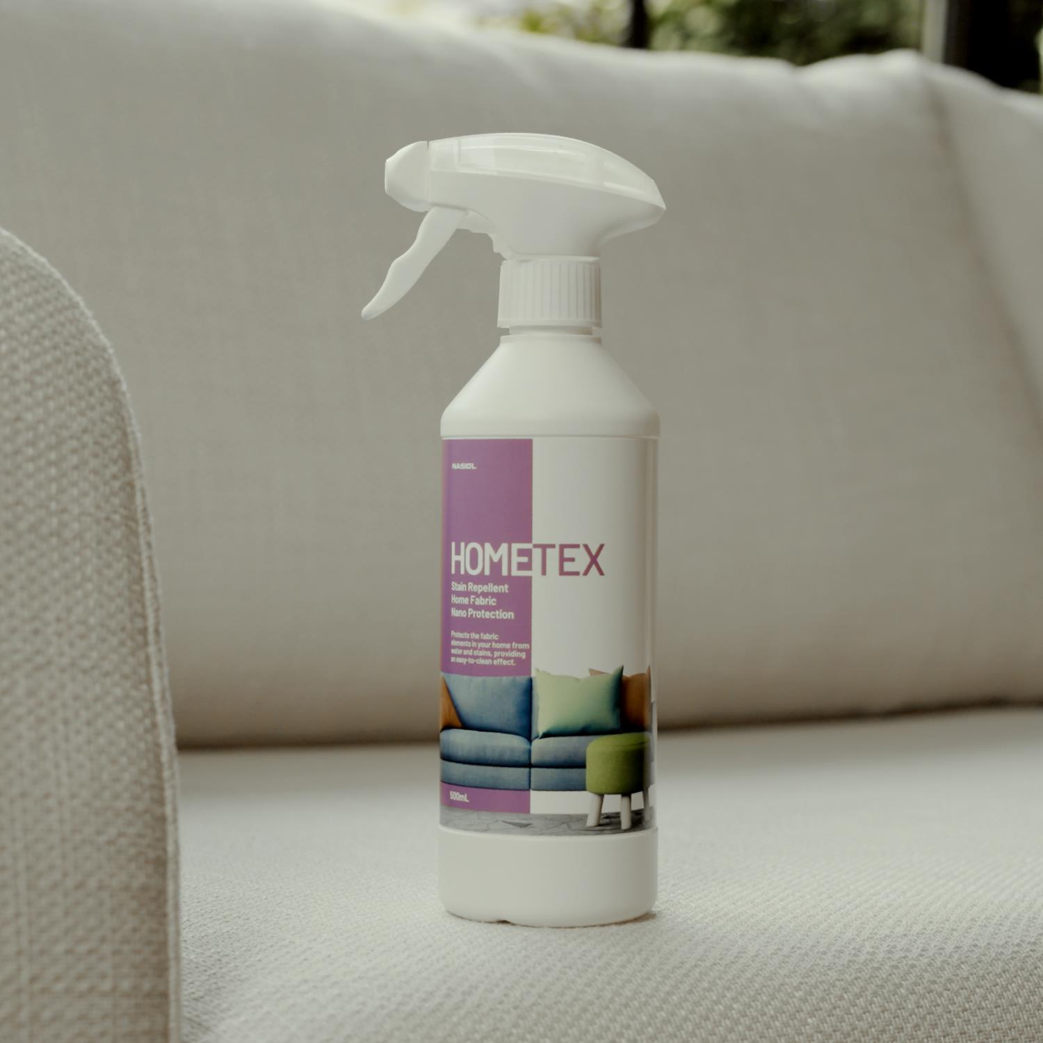 Nasiol Hometex Stain Preventing, Liquid Proof Home Fabric/Textile Nano Coating-6 Months Durability-16.90FlOz