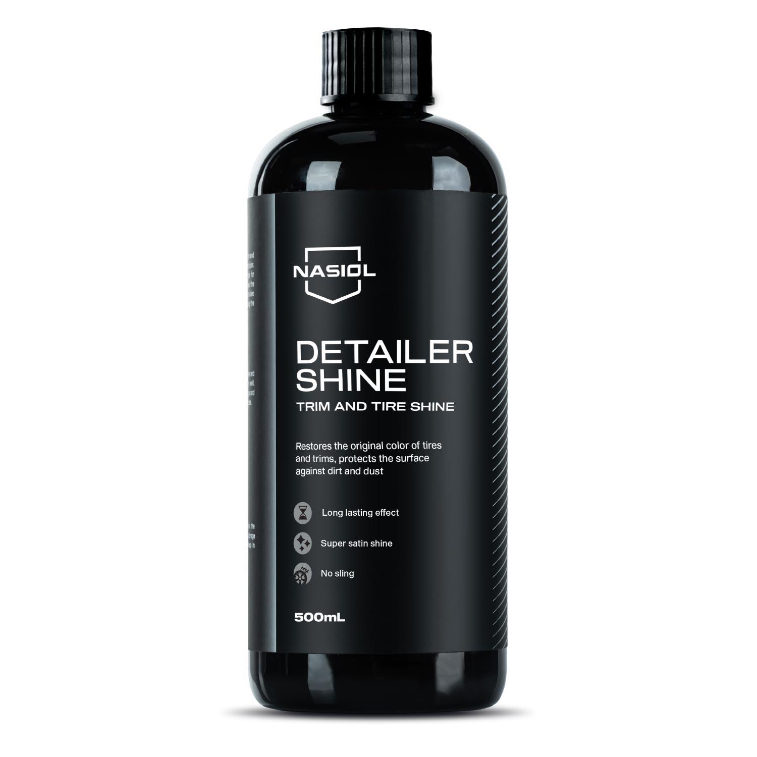 Nasiol Detailershine Sünger Hediyeli Trim ve Lastik Parlatıcı/Yenileyici 500ml