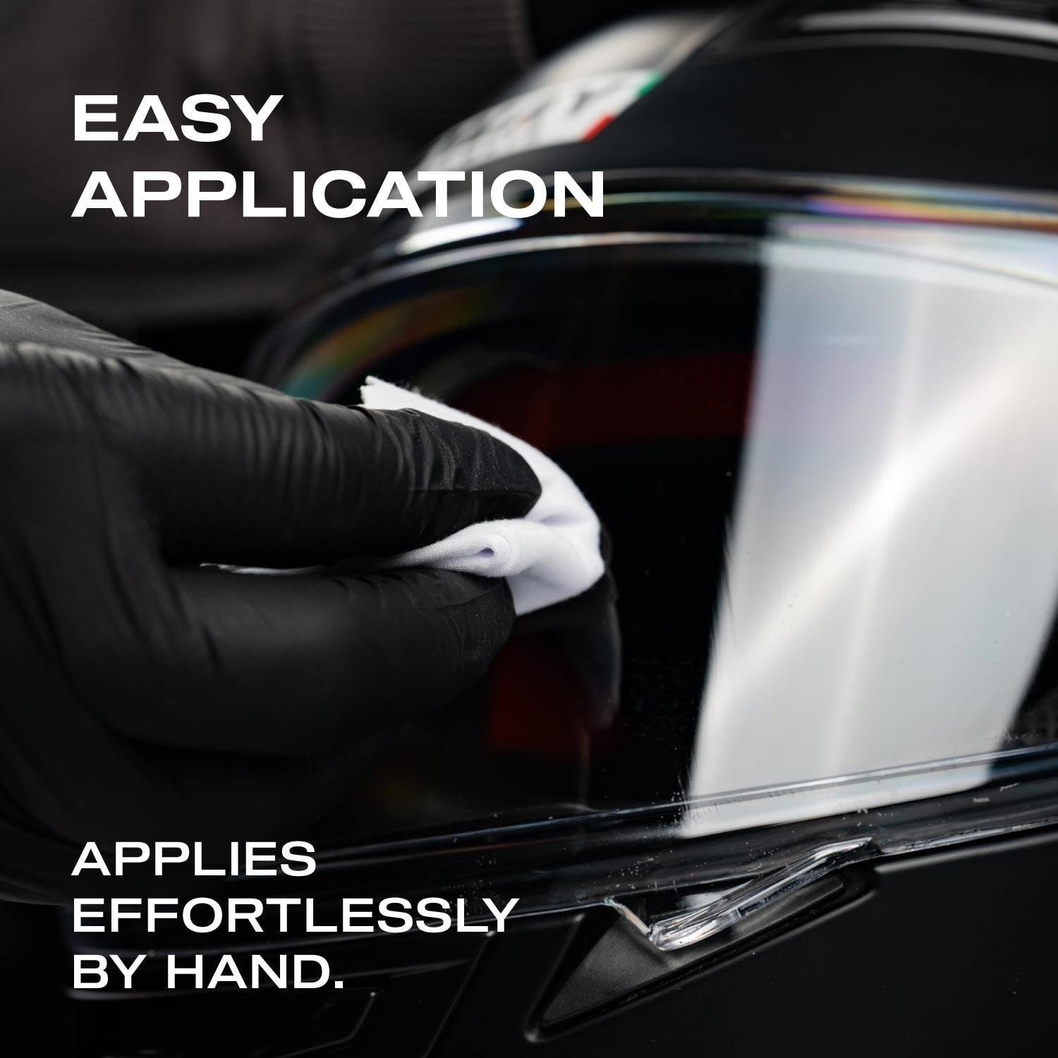 Nasiol Goglide Motosiklet,Kask Vizörü ve Ekstrem Spor Gözlüğü için Su İtici-Nano Yağmur Kaydırıcı-1 Yıl Dayanım-10ml