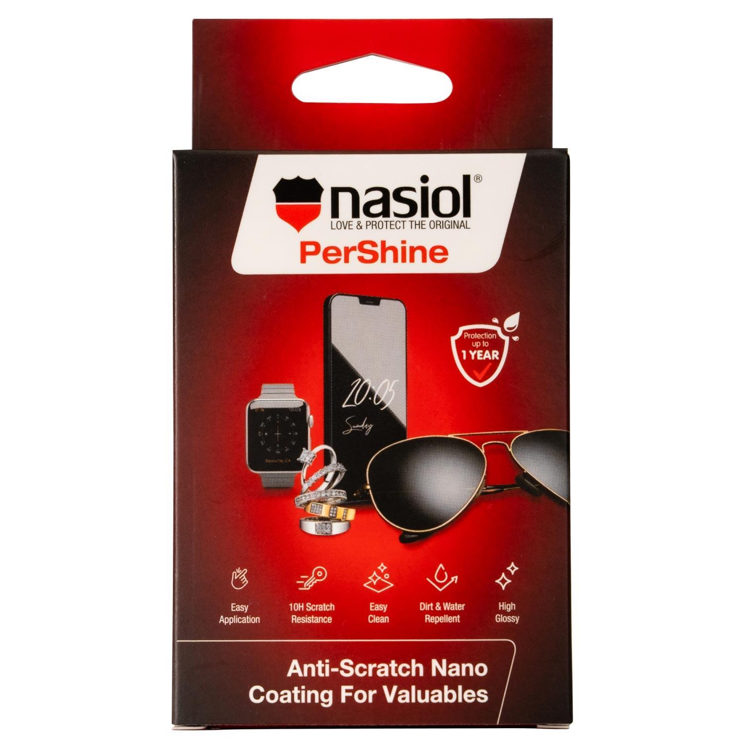 Nasiol Personal Belongings Nano Coating Set of 3-Shoes,Clothes,Watches,Glasses,Tablet Surfaces-Advantage Package