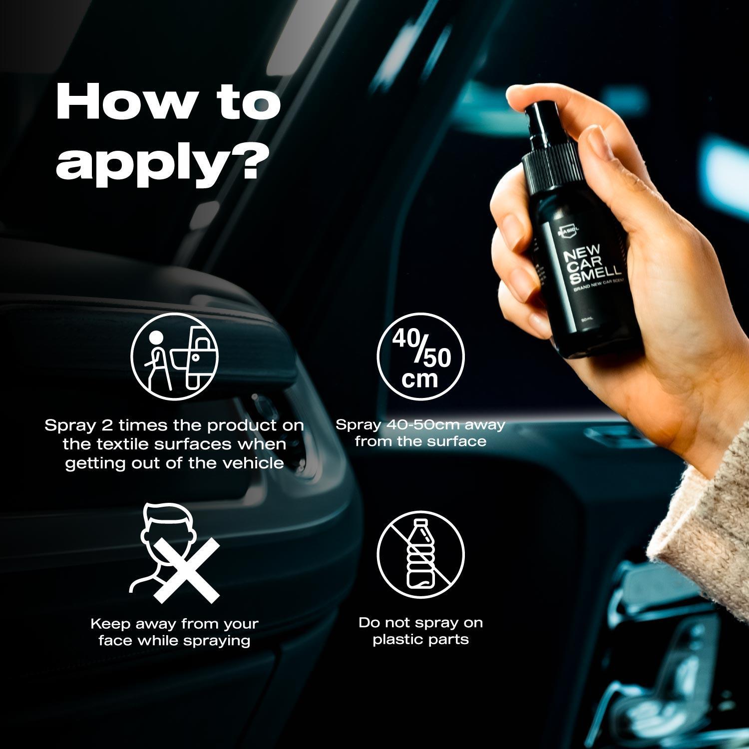 Nasiol New Car Smell Yeni Araç Kokusu-Araç içi Koku Giderici-50ml 25li Set (Kolili)