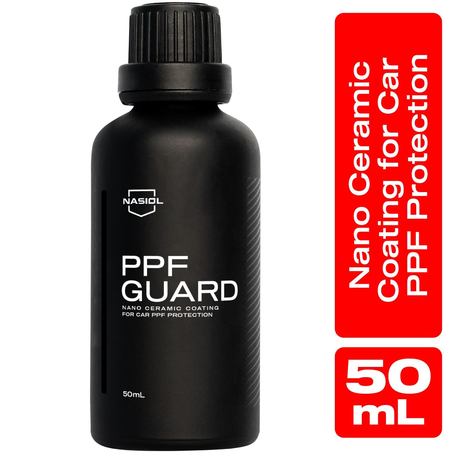 Nasiol PPFGuard Nano Ceramic Coating for Car Paint Protection Film(PPF) and PPF Protection-2 Year Durability-1.69FlOz