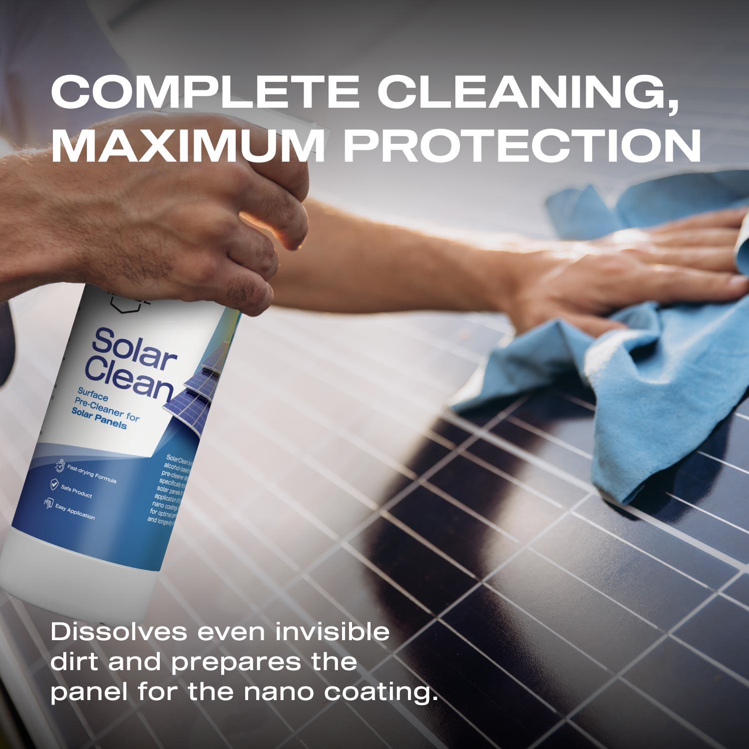 Nasiol SolarClean Surface Pre-Cleaner for Solar Panels - 16.90FlOz
