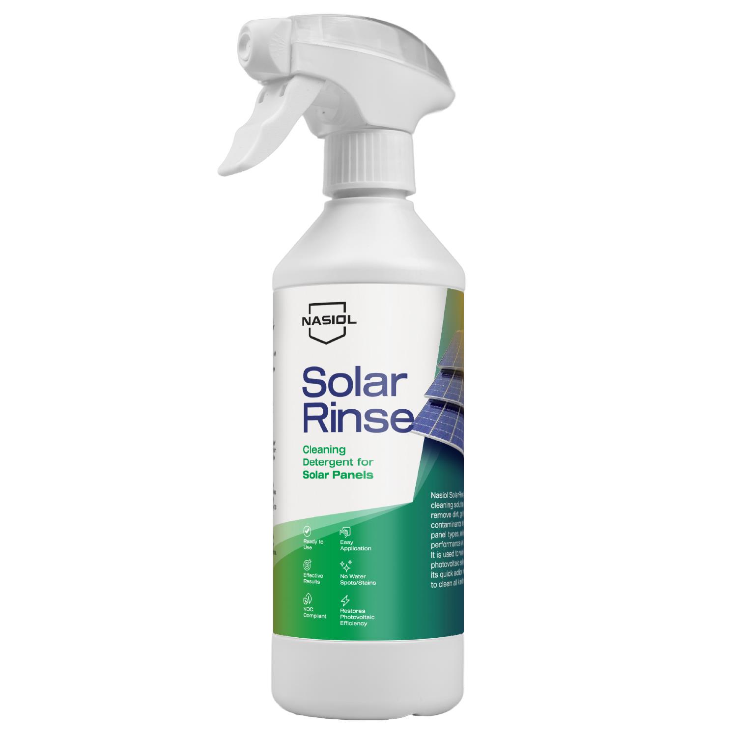 Nasiol SolarRinse Cleaning Detergent for Solar Panels - 16.90FlOz