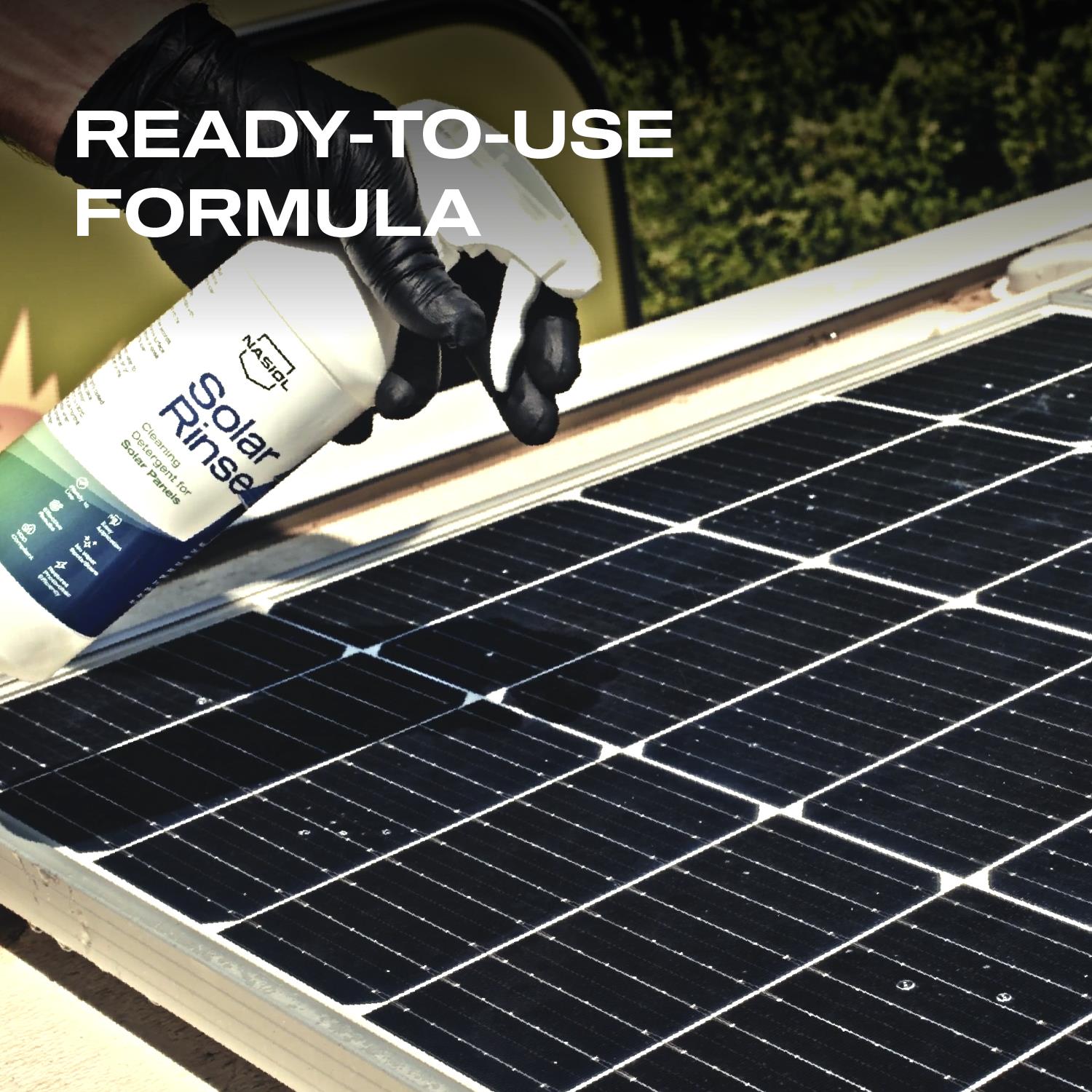 Nasiol SolarRinse Cleaning Detergent for Solar Panels - 16.90FlOz