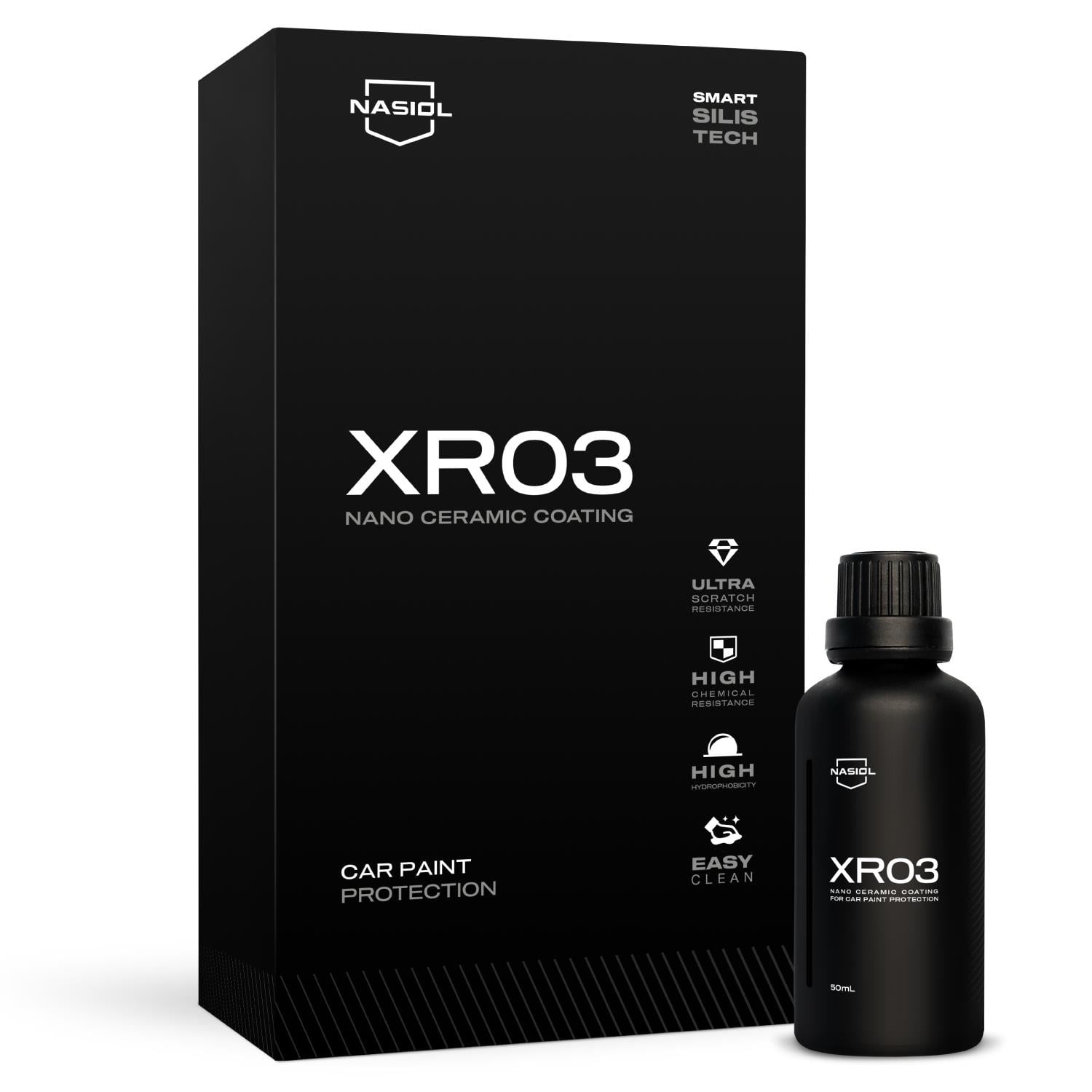Nasiol XR03 Car Nano Ceramic Coating and Paint Protection-1.5 Years Durability-1.69FlOz