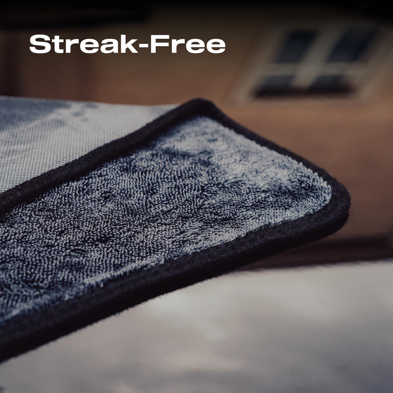 Nasiol High Water Absorbent Microfiber Car Drying Towel-Scratch Free Cleaning-19x23inch-600gsm