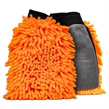 Nasiol Çift Taraflı Mikrofiber Süper Yumuşak Peluş Araç Yıkama Eldiveni-10lu Set (Kolili)