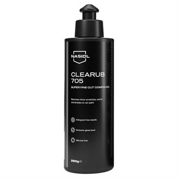 Nasiol Clearub 705 En Hafif Çizik/Hare Giderici Polisaj Pastası-Pasta Cila-250gr 12li Set (Kolili)