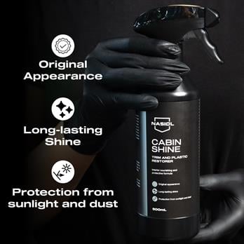 Nasiol Cabinshine Trim ve Plastik Korucuyu/Yenileyici 12li Set
