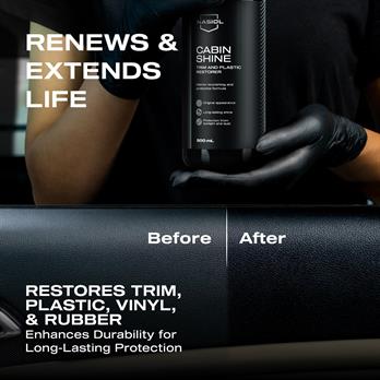 Nasiol Cabinshine Trim ve Plastik Korucuyu/Yenileyici-500ml