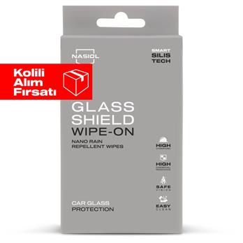 Nasiol Glasshield Wipe-On Nano Yağmur Kaydırıcı Mendil 21li Set (Kolili)