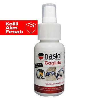 Nasiol Goglide Motosiklet,Kask Vizörü ve Ekstrem Spor Gözlüğü için Su İtici-25li Set (Kolili)