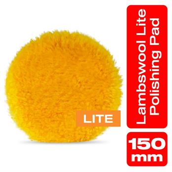 Nasiol Kuzu Yünü Polisaj Keçesi/Pedi Lite-Ağır Çizik Giderici-150mm 10lu Set (Kolili)