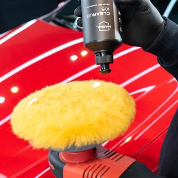 Nasiol Kuzu Yünü Polisaj Keçesi/Pedi-Ağır Çizik Giderici-150mm 10lu Set