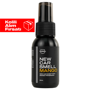Nasiol New Car Smell Mango Yeni Araç Kokusu-Mango Kokulu Araç içi Koku Giderici-50ml 25li Set (Kolili)