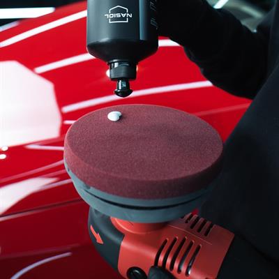 Nasiol Özel Hava Kanallı Polisaj Süngeri/Pedi-Ağır Çizik Giderici-150mm-Bordo