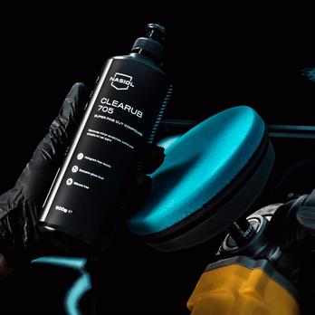 Nasiol Özel Hava Kanallı Polisaj Süngeri/Pedi-En Hafif Çizik/Hare Giderici-150mm-Mavi 10lu Set (Kolili)