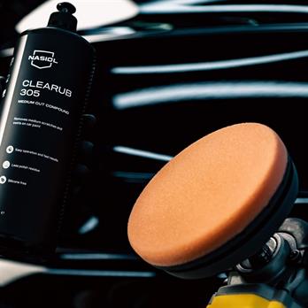 Nasiol Özel Hava Kanallı Polisaj Süngeri/Pedi-Orta,Ağır Çizik Giderici-150mm-Turuncu 10lu Set (Kolili)