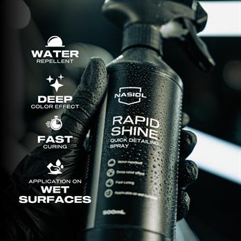 Nasiol Rapidshine Araç Hızlı Nano Detay Spreyi-Derin Renk Efekti- 12li Set (Kolili)