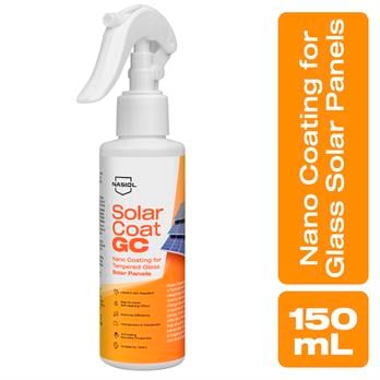 Nasiol SolarCoat GC Temperli Cam Güneş Panelleri İçin Gelişmiş Nano Kaplama-150ml