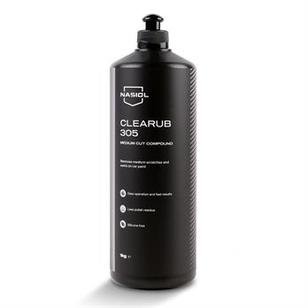 Nasiol-SET 13-Clearub (105,305,505,705) Çizik Giderici Polisaj Pastası (4kg) ve Polisaj Süngeri (4Adt) Seti
