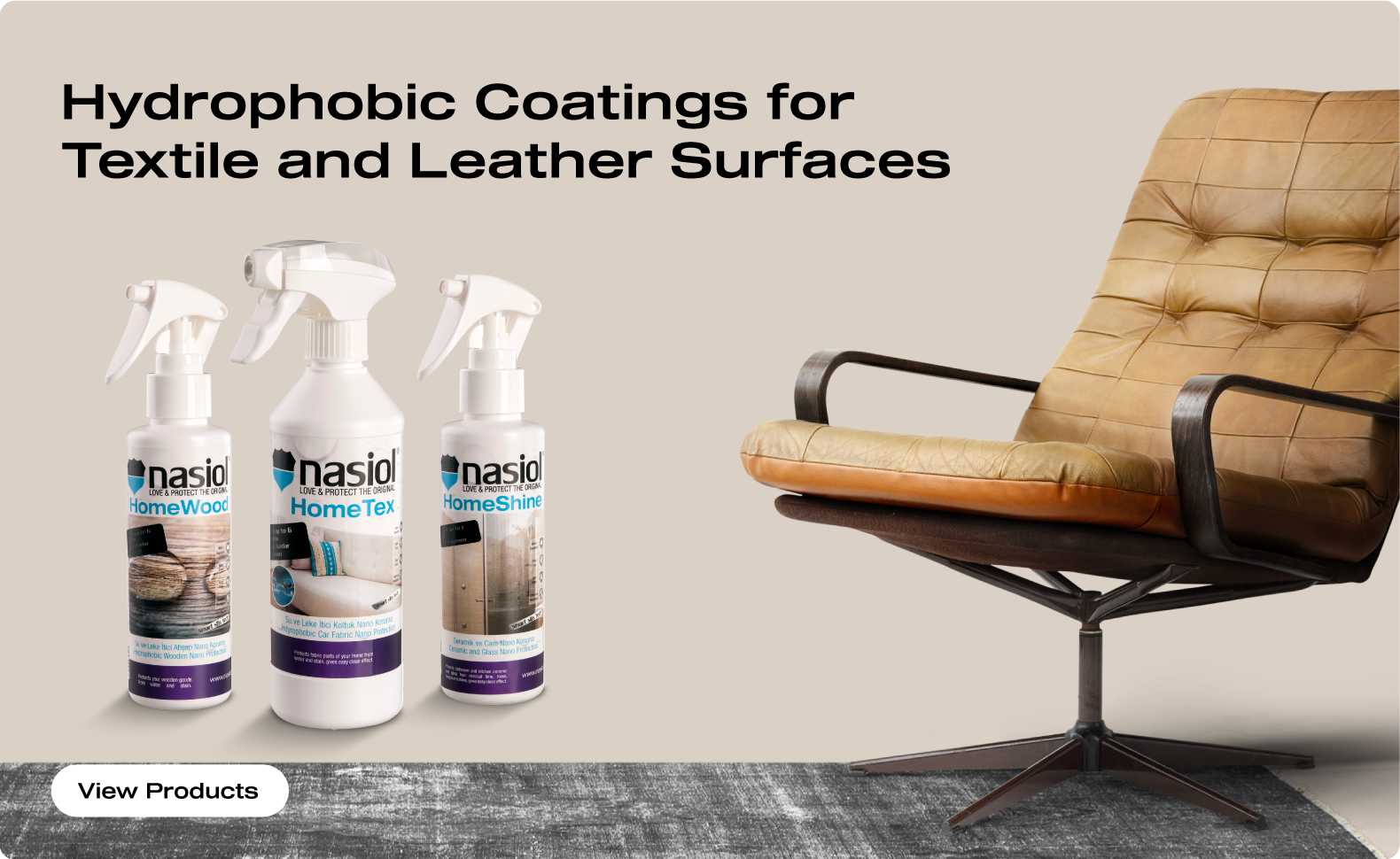 Nasiol Top Nano Coating Products for All Surfaces