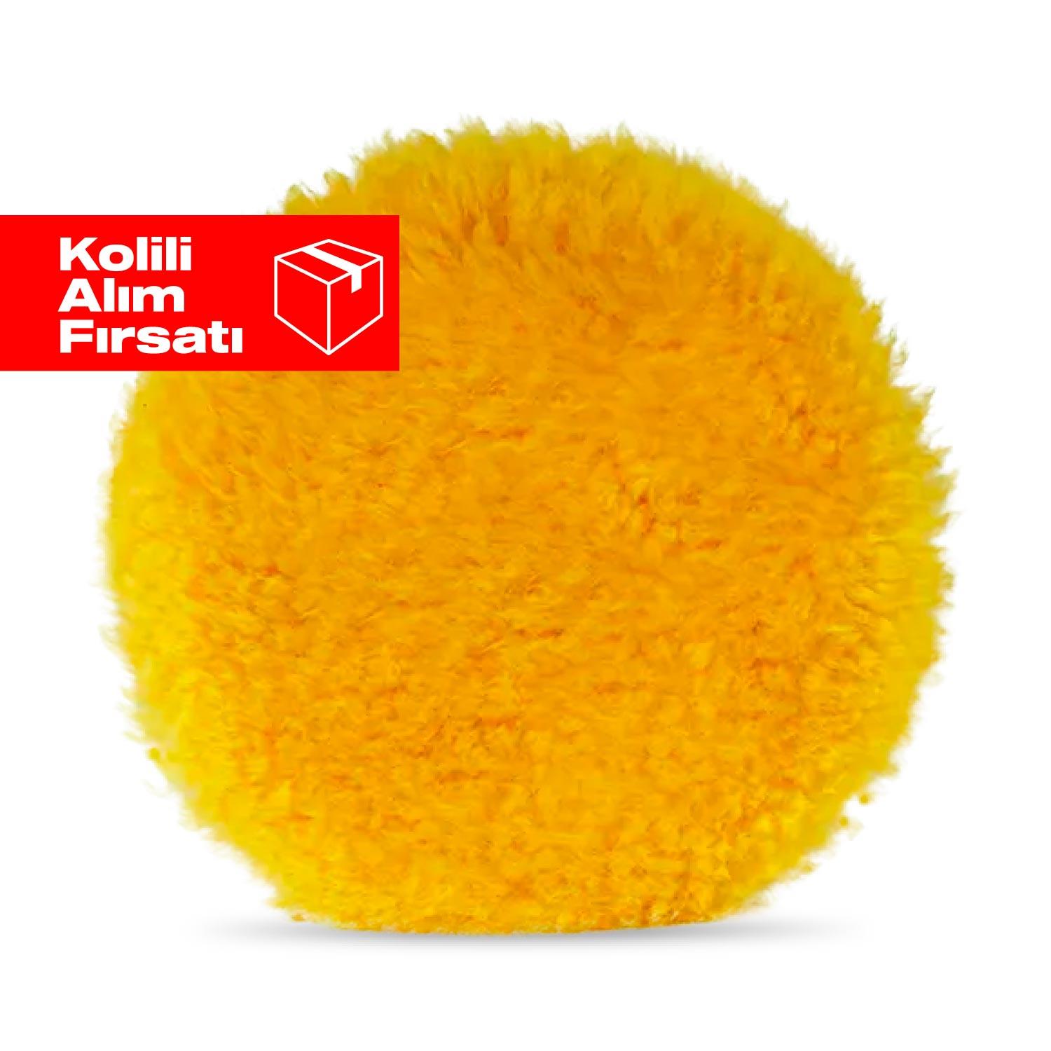 Nasiol Kuzu Yünü Polisaj Keçesi/Pedi-Ağır Çizik Giderici-150mm 10'lu Set