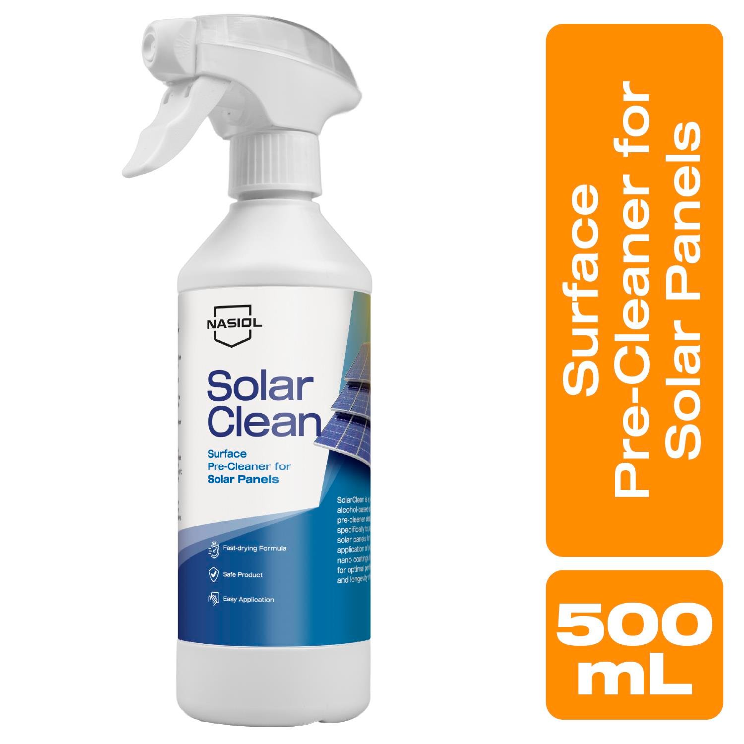 Nasiol SolarClean Güneş Panelleri İçin Yüzey Ön Temizleyici-500ml