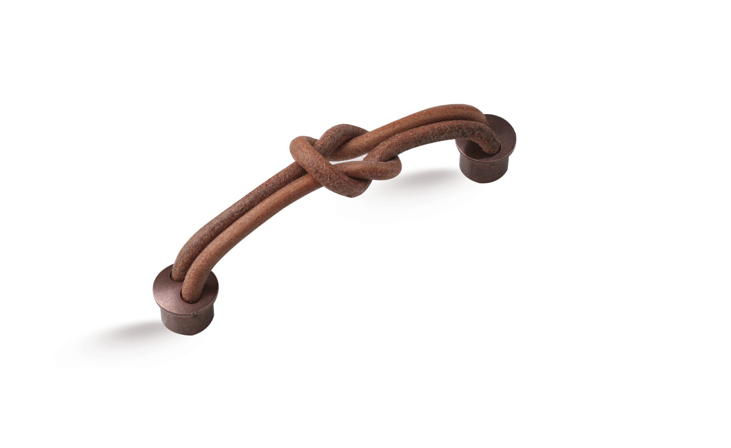 128 Mm. Burgulu Deri Kulp Bakır Kahve