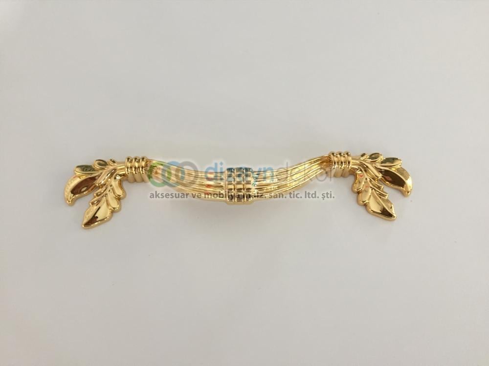 Altın Kaplama Desenli 96 Mm. Kulp S