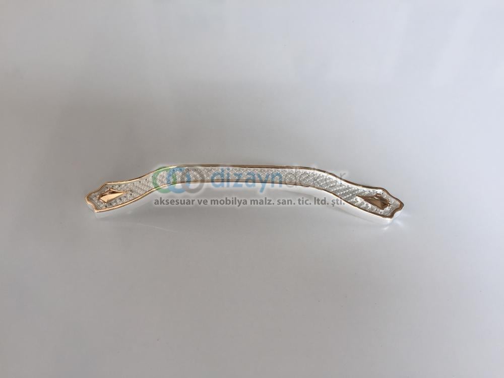 Altın-beyaz Desenli 96 Mm. Kulp