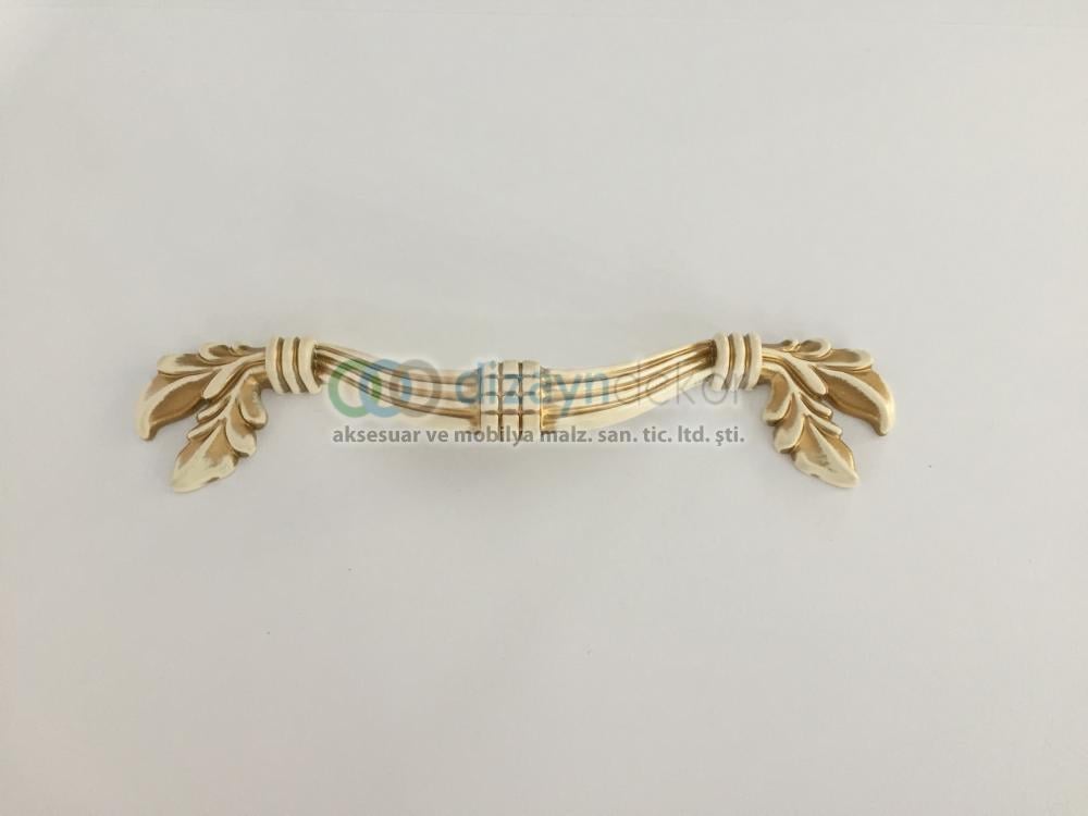 Antik Krem Kaplama Desenli 96 Mm. Kulp